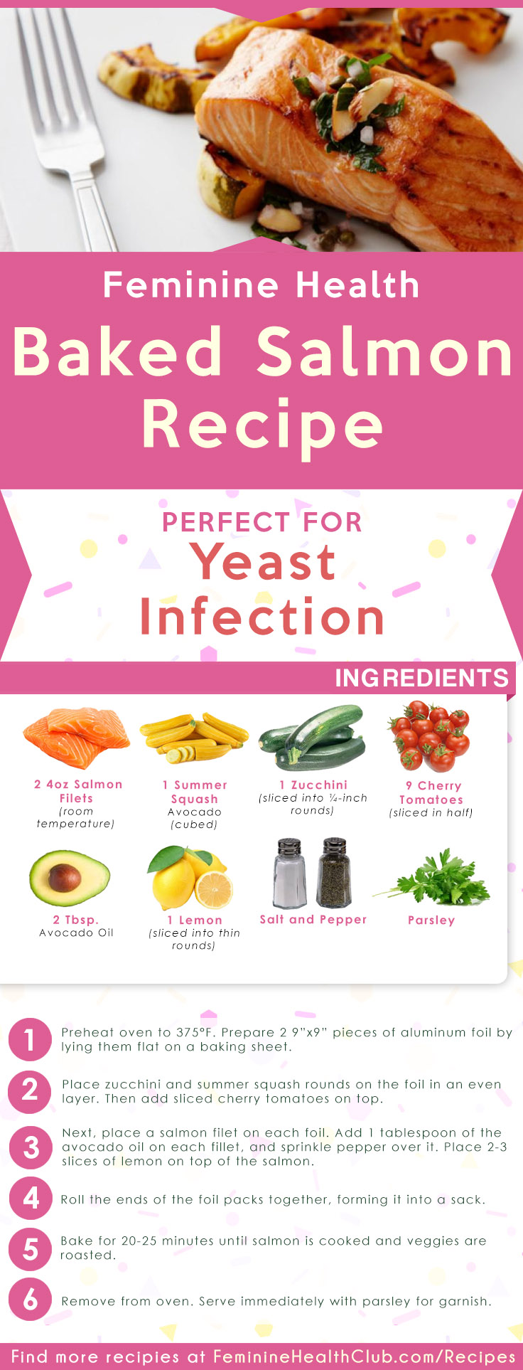 Baked Salmon Recipe For Yeast Infection