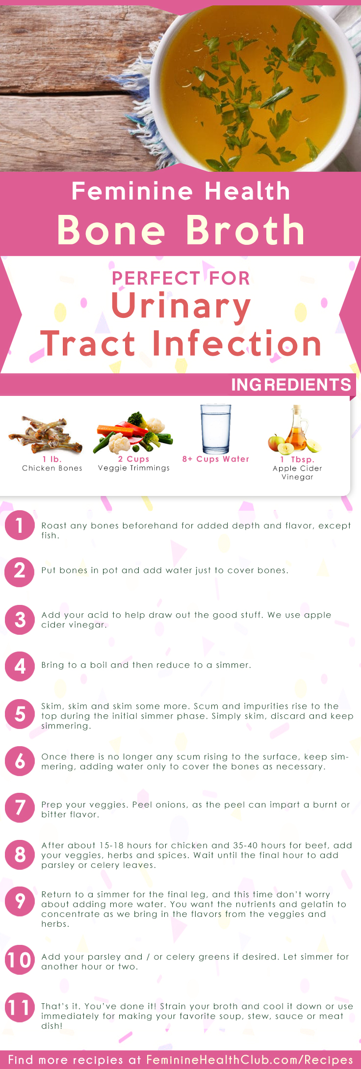 Bone Broth Recipe For Urinary Tract Infection