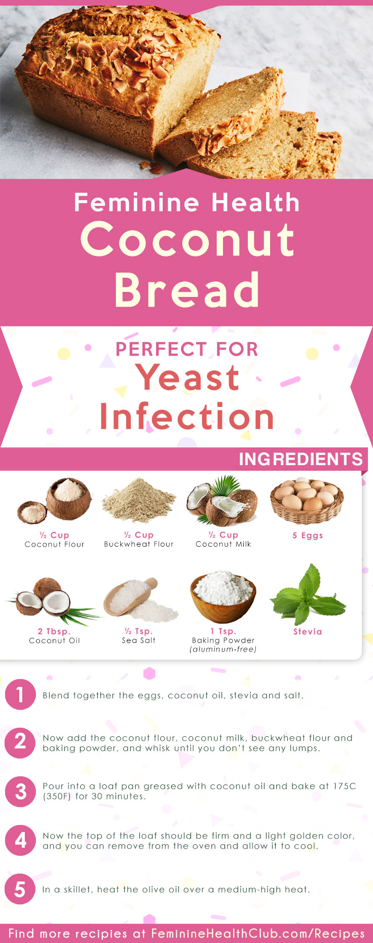 Coconut Bread Recipe For Yeast Infection