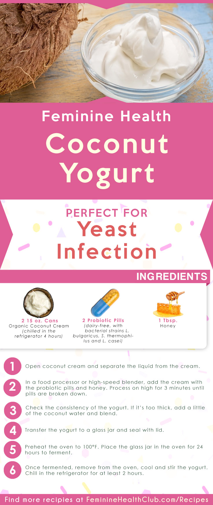 Coconut Yogurt Recipe For Yeast Infection 3586