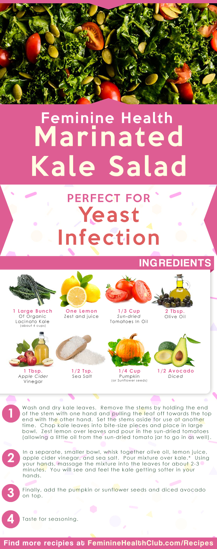 Marinated Kale Salad Recipe For Yeast Infection