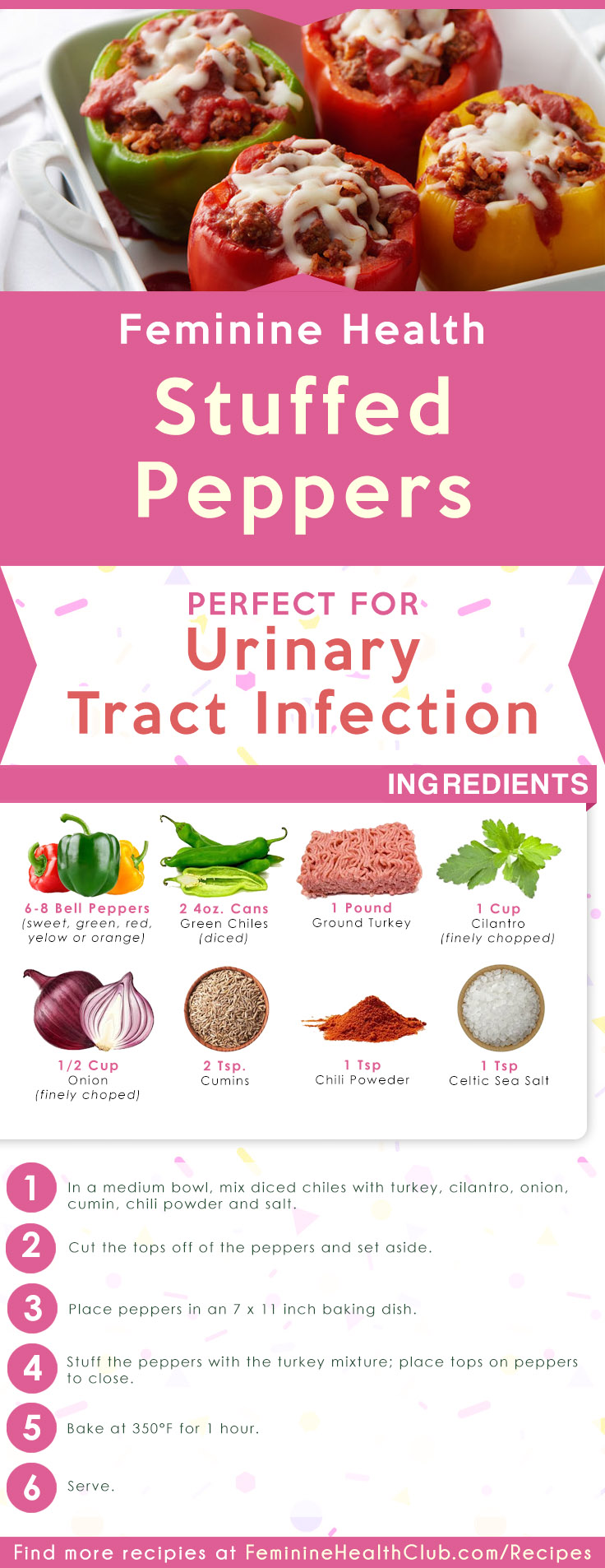 Stuffed Pepper Recipe For Urinary Tract Infection