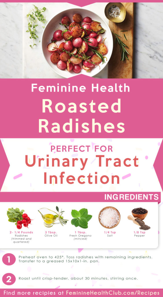 Roasted Radishes Recipe For Urinary Tract Infection