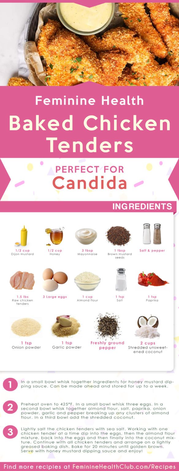 Baked Chicken Tenders Recipe For Candida