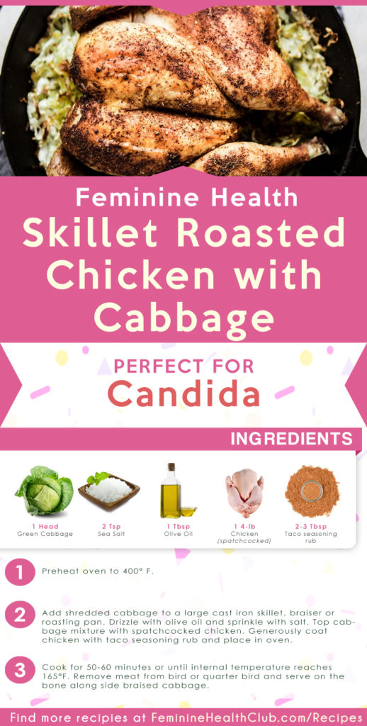 Skillet Roasted Chicken with Cabbage Recipe For Candida