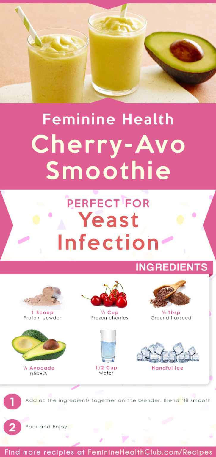 CherryAvo Smoothie Recipe For Yeast Infection