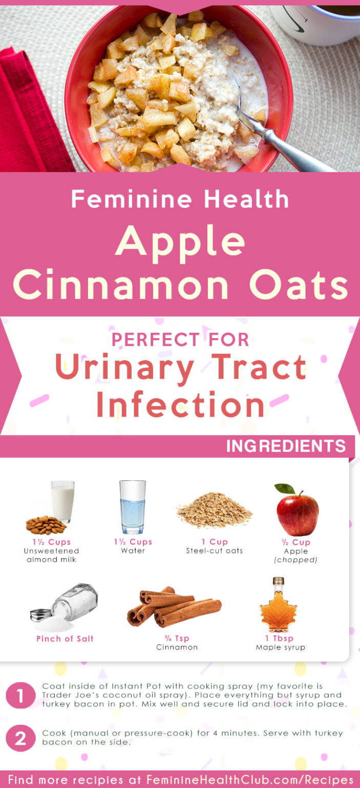 Apple Cinnamon Oats Recipe For Urinary Tract Infection