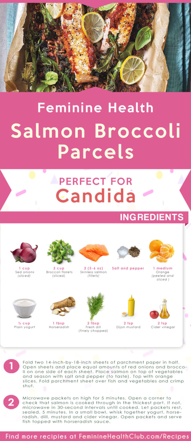 Salmon Broccoli Parcels Recipe For Candida